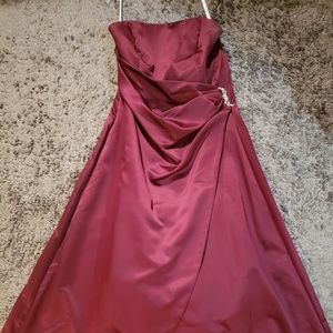 Wine colored Gown